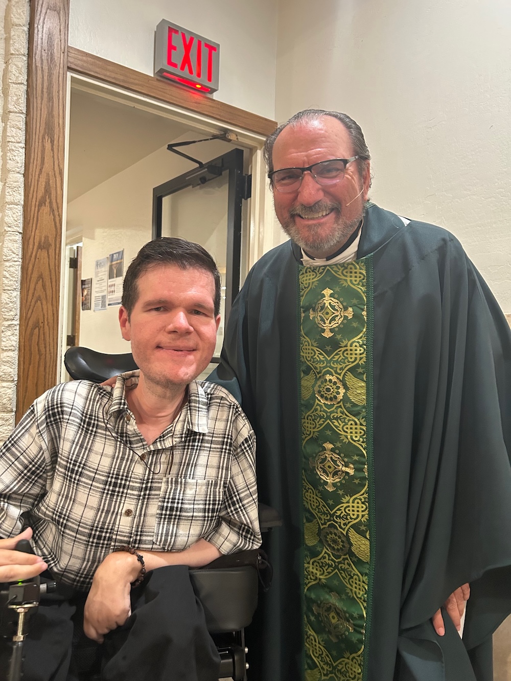 Me with Father Dan