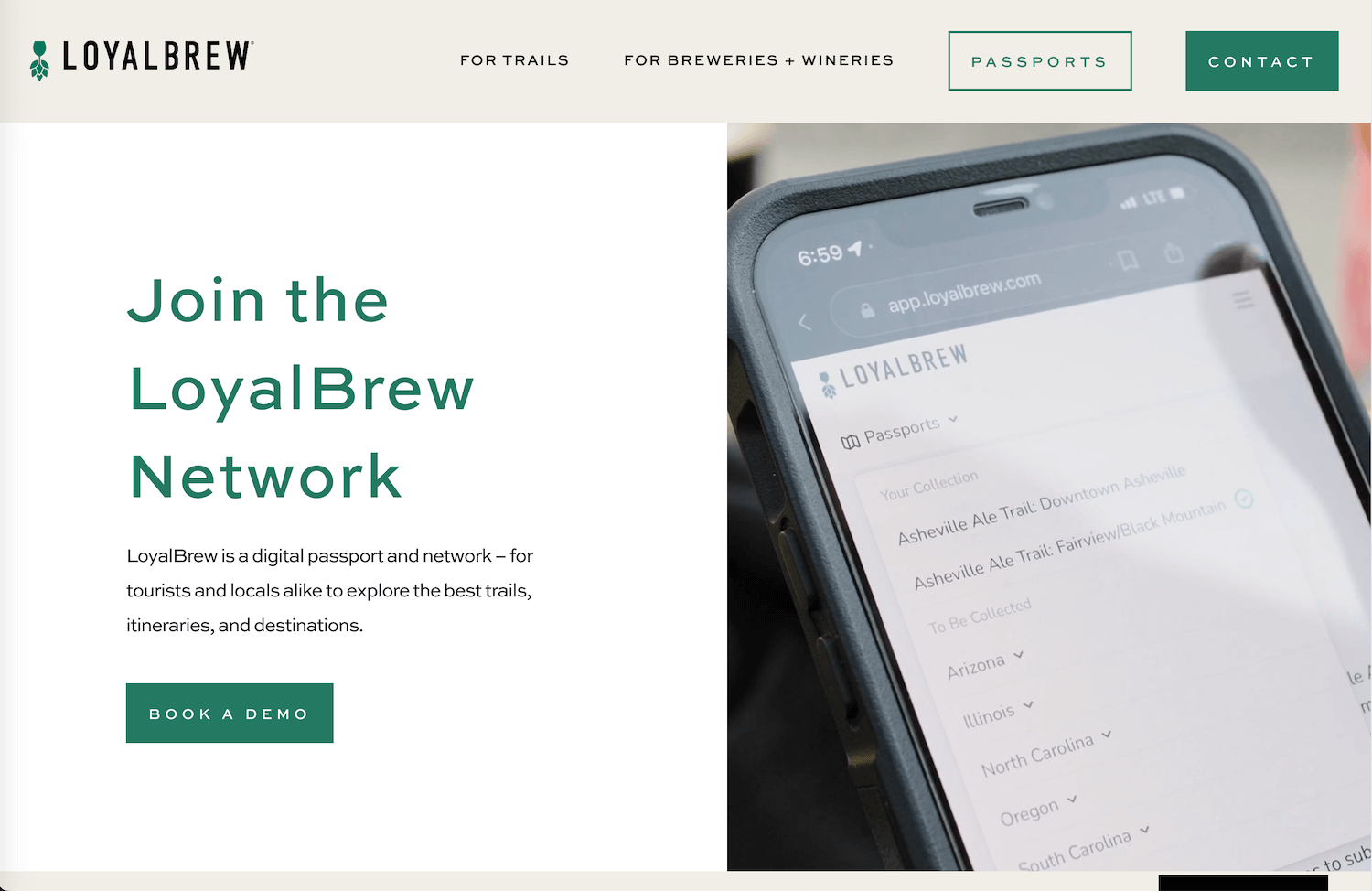 LoyalBrew website.